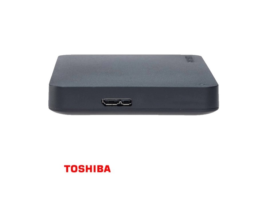 DISCO DURO EXTERNO TOSHIBA 1TB CANVIO BASICS, CONEXION USB, USB 3.2 GEN1, UNIDAD DE ALMACENAMIENTO PORTABLE, NEGRO (HDTB410XK3AA)