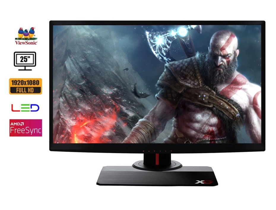 MONITOR VIEWSONIC 25 PULGADAS XG2530, GAMER LED, PUERTO 2 HDMI 1 DISPLAYPORT, 2 USB, FRECUENCIA 240HZ, 1MS (XG2530)