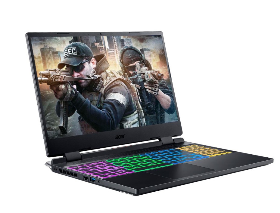 LAPTOP ACER NITRO 5 AN515-58-76ND GAMING CORE I7-12700H, 15.6" FHD, SSD 512GB, RAM 16GB, RTX 3060 6GB,165HZ,WIN11, SHALE BLACK, 12GEN. (NH.QHYAA.002)