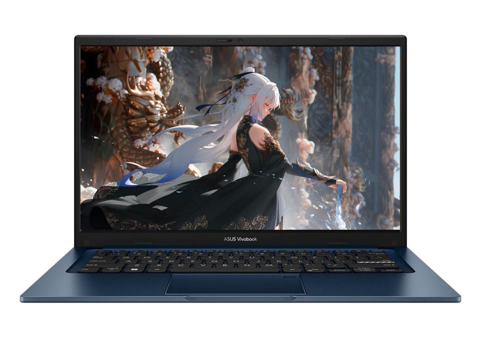 LAPTOP ASUS VIVOBOOK 14 F1404ZA-AS51 SLIM CORE I5-1235U, 14" FHD, SSD 256GB, RAM 8GB, WIN11, QUIET BLUE (F1404ZA-AS51)