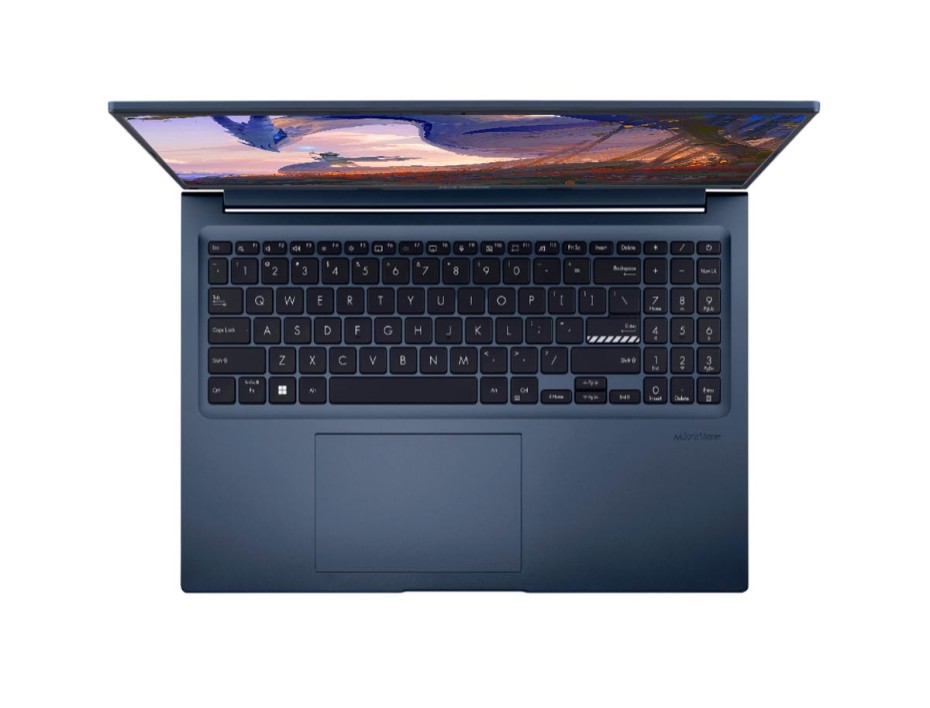 LAPTOP ASUS VIVOBOOK M1603QA-R712512 AMD RYZEN 7 5800HS, 16" 1600X768, SSD 512GB, RAM 12GB, WIN11, QUIET BLUE (M1603QA-R712512)