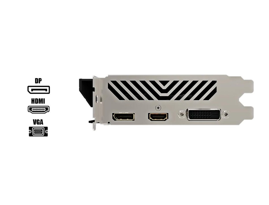 TARJETA DE VIDEO GIGABYTE GEFORCE GTX 1650 D6 OC REV.2.0, 4GB GDDR6 128-BIT, PCI-E 3.0 X16 (GV-N1656OC-4GD REV2.0)
