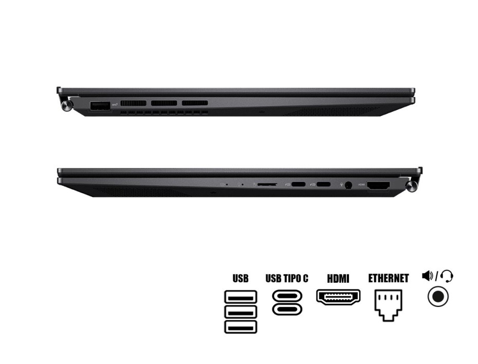 LAPTOP ASUS ZENBOOK 14 OLED UM3402YA-KM466W, RYZEN 5- 7530U, SSD 521GB, RAM 8GB DDR4, WINDOWS 11 HOME (90NB0W95-M00SV0)
