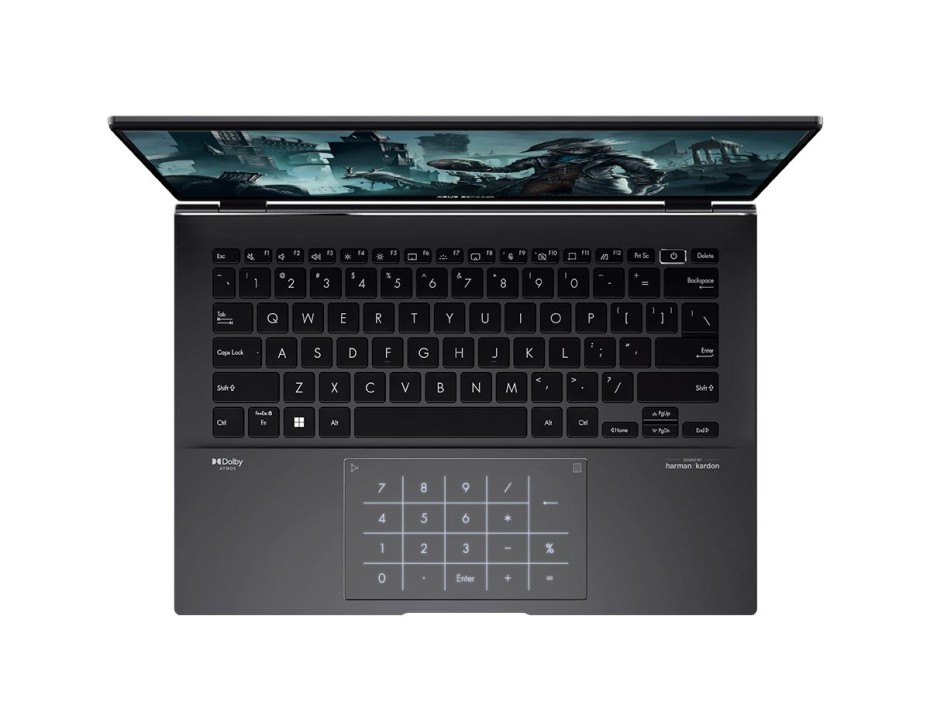 LAPTOP ASUS ZENBOOK 14 OLED UM3402YA-KM466W, RYZEN 5- 7530U, SSD 521GB, RAM 8GB DDR4, WINDOWS 11 HOME (90NB0W95-M00SV0)