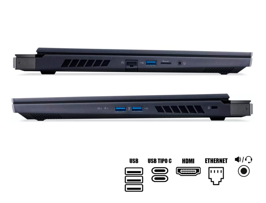 LAPTOP ACER PREDATOR HELIOS 16 PH16-71-72YG GAMING CORE I7-13700HX, 16" WQXGA 2560X1600, SSD 1TB, RAM 16GB, RTX 4070 8GB, 240HZ, WIN11 (NH.QJRAA.001)