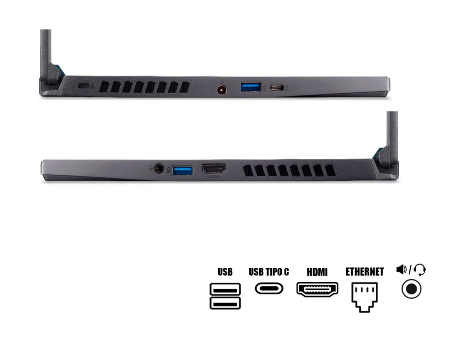 LAPTOP ACER PREDATOR TRITON 300 SE PT314-52S-747P GAMING, CORE I7-12700H, 14" WUXGA FHD, SSD 512GB, RAM 16GB, RTX 3060 6GB, 165HZ, WIN11(NH.QHMAA.001)