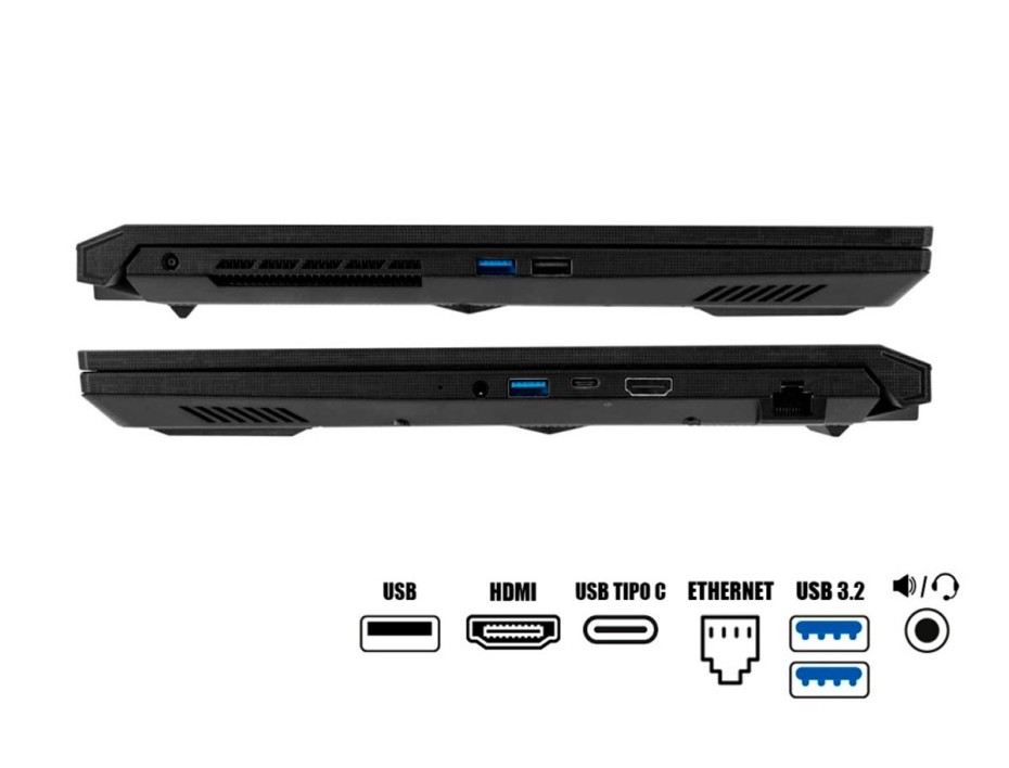 Laptop Msi Core I7-13620h Katana 15 B13vfk-817 Gaming (katana1513817) Pantalla 15.6" Fhd 144hz, Ram 16gb, Ssd 1tb, Rtx 4060 8gb, Win11, 13gen., Black