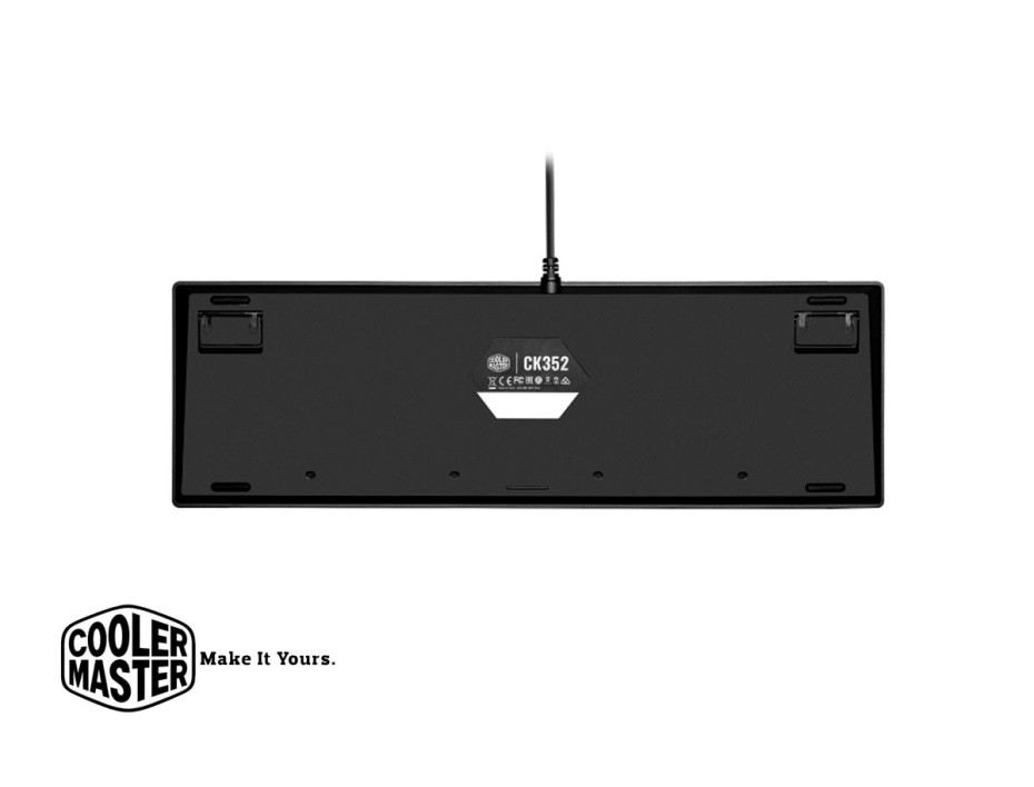 TECLADO COOLER MASTER GAMING MECANICO CK352  SWITCH ROJO (CK-352-GKMR1-US)
