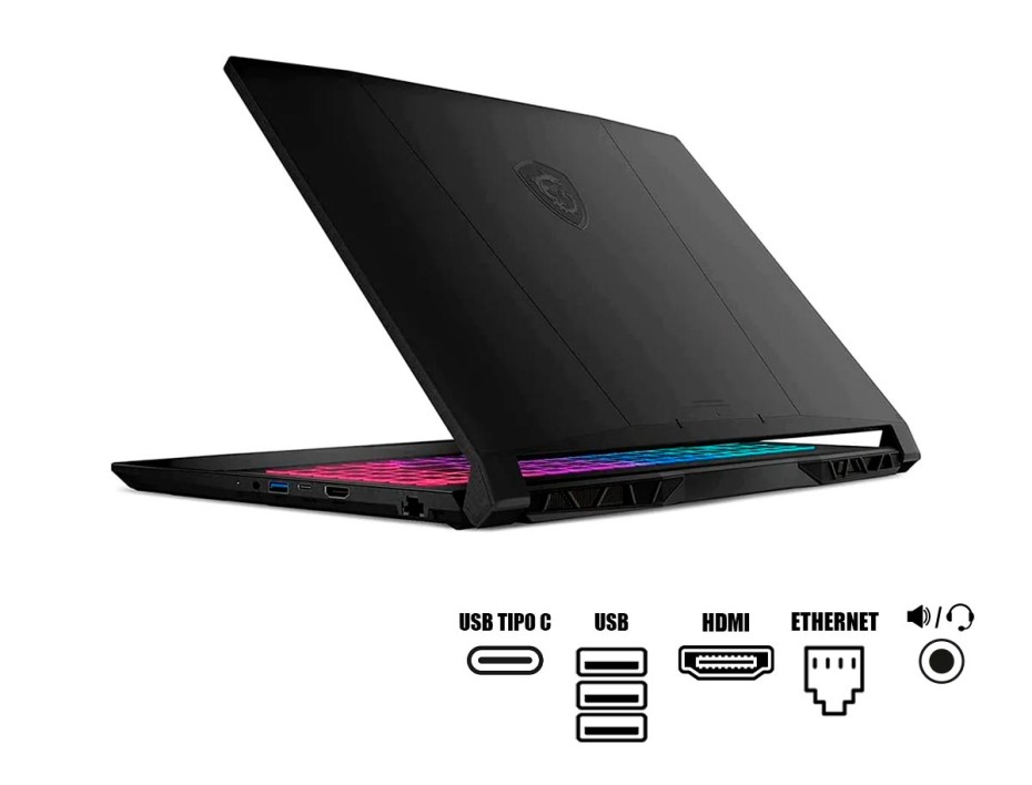 Laptop Msi Core I7-13620h Katana 15 B13vgk-484 Gaming (katana1513484) Pantalla 15.6" Fhd 144hz, Ram 16gb, Ssd 1tb, Rtx 4070 8gb, Win11, 13gen. ,