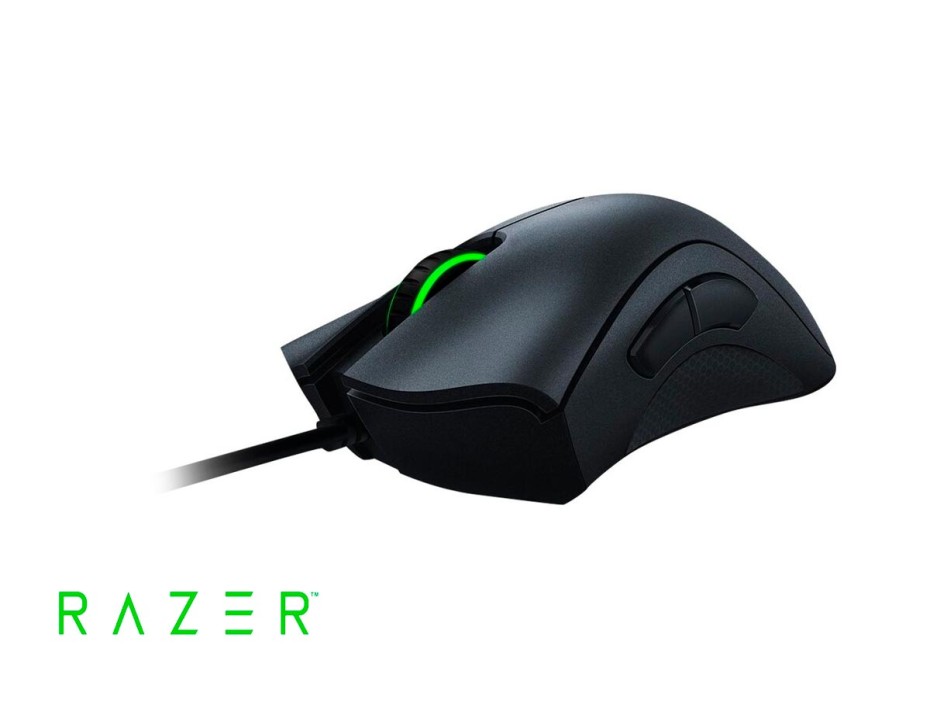 Mouse Razer Deathadder Essential Gaming (rz01-03850100-r3u1) Hasta 6400 Dpi, 5 Botones Programables, Negro