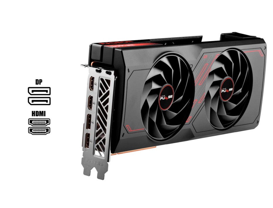 TARJETA DE VIDEO SAPPHIRE RX 7800 XT PULSE 16GB GDDR6 (11330-02-20G) RADEON 256 BITS | 2 VENTILADORES