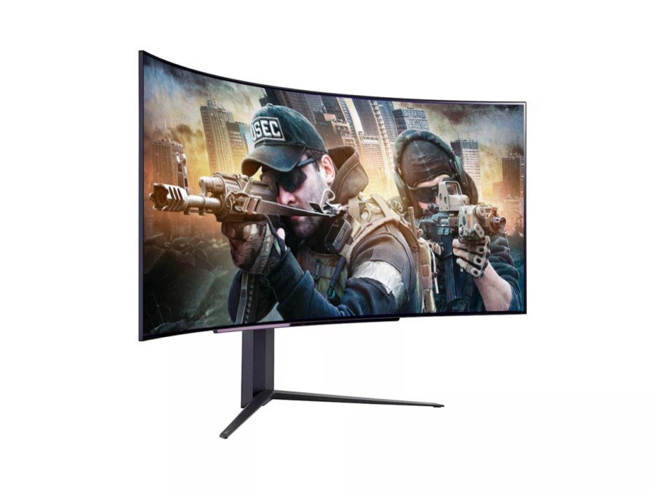 MONITOR LG CURVO 45 PULGADAS, OLED 45GR95QE, GAMING ULTRAGEAR, 21:9 WQHD, 800R, 0.03MS, 240HZ, G-SYNC (45GR95QE-B)