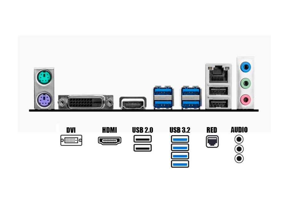 PLACA MADRE MSI B450M PRO-VDH-MAX PARA PLACAS AMD AM4, 4 SLOT DE RAM (911-7A38-063.)