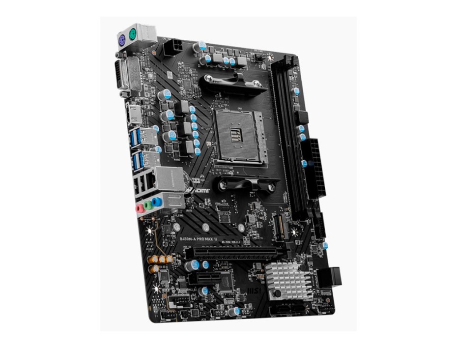 PLACA MADRE MSI B450M PRO-VDH-MAX PARA PLACAS AMD AM4, 4 SLOT DE RAM (911-7A38-063.)