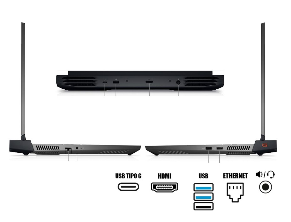 LAPTOP DELL G15 5521 GAMING CORE I9-12900H, 15.6" 2560X1440, SSD 1TB, RAM 32GB, RTX 3070TI 8GB, WIN11, OBSIDIAN BLACK (INS0161443-R0022818)