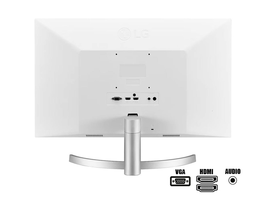 MONITOR LG 27 PULGADAS, LED 27MK600M-W FULL HD, COLOR BLANCO RESOLUCION 1920 X 1080, PUERTO 1 VGA 2 HDMI, FRECUENCIA 75HZ, 5MS (27MK600M-W)