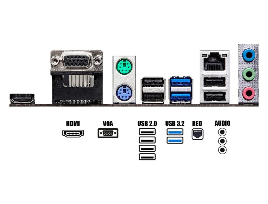 PLACA MADRE ASROCK H510M-HVS R2.0, OEM PARA PROCESADORES INTEL LGA 1200, 2 RANURAS DE MEMORIA DDR4 HASTA 64 GB BUSS 3200 MHZ, 10MA 11G.(90-MXBGT0-A0