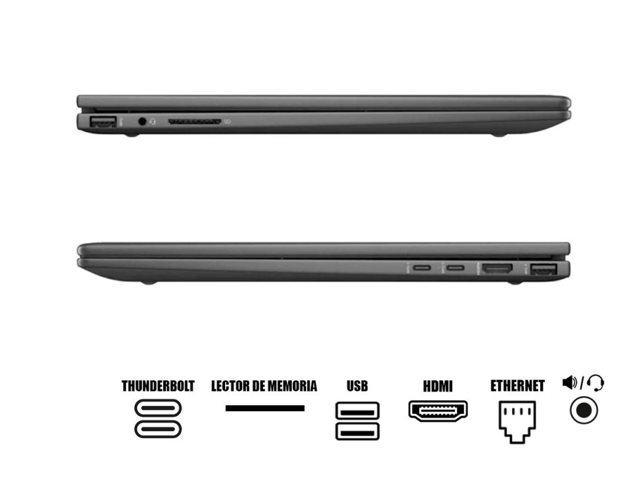 LAPTOP HP RYZEN 5-7530U ENVY X360 15-FH0013 2-IN-1 (7H1S7UA#ABA) PANTALLA 15.6" FHD | RAM 8GB | SSD 256GB | US.| WIN11 | TOUCHSCREEN