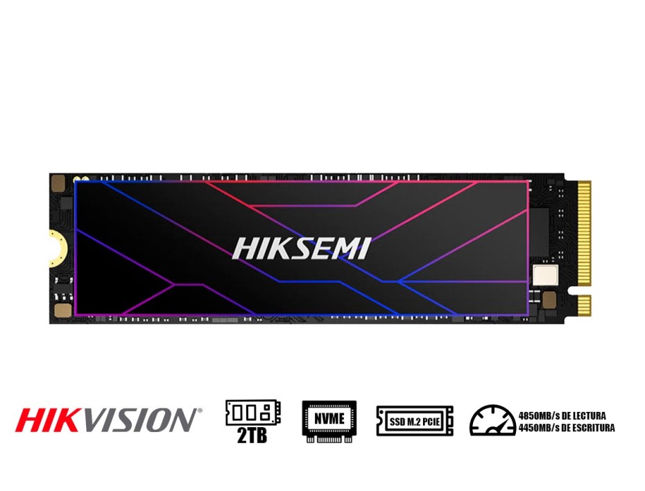 DISCO SOLIDO SSD M.2 PCIE HIK VISION HIKSEMI FUTURE ECO 2048GB COMPATIBLE CON LAPTOP Y PC (HS-SSD-FUTURE ECO 2048G)