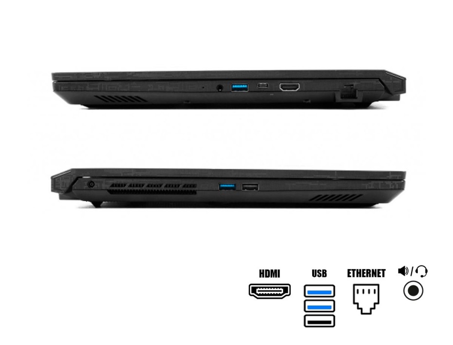 LAPTOP MSI KATANA 17 B13VGK GAMING CORE I7-13620H, 17.3" FHD, SSD 1TB, RAM 32GB, RTX 4070 8GB, 144HZ, IPS, WIN11, BLACK RGB, 13GEN. (B13VGK-845US)