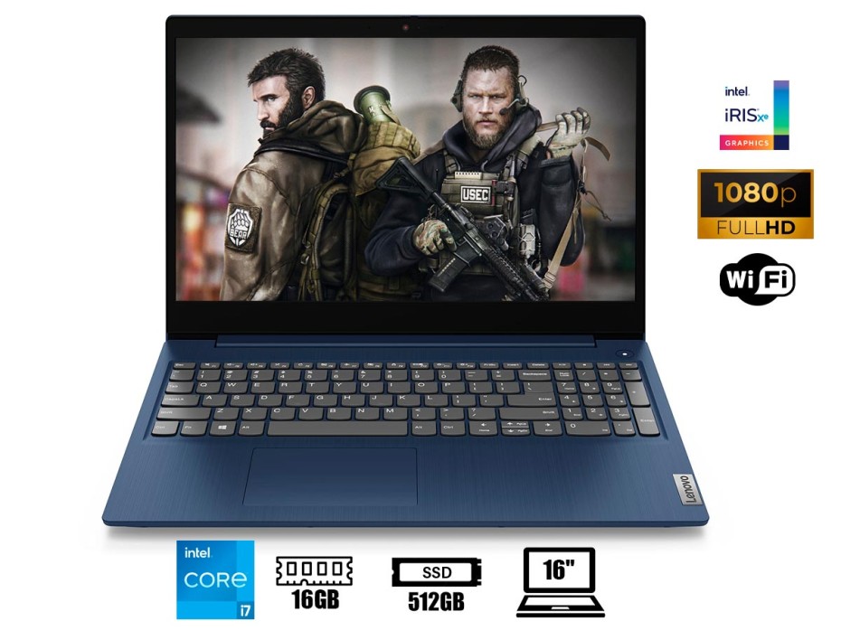 LENOVO FLEX 5 16IRU8 2-IN-1 CORE I7-1355U, 16" FHD, SSD 512GB, RAM 16GB, TOUCHSCREEN, WIN11 ABYSS BLUE BACKLIT KEYBOARD LENOVO DIGITAL PEN (82Y10007US