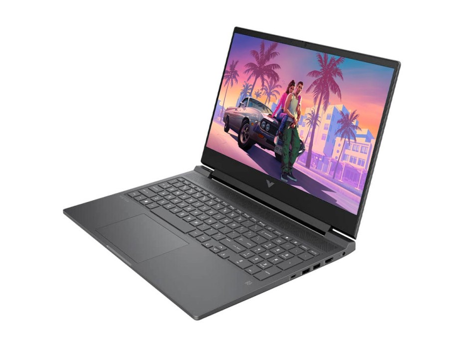 LAPTOP HP VICTUS 16-R0085 GAMING CORE I7-13700H, 16.1" FHD, SSD 1TB, RAM 16GB, RTX 4070 8GB, 144HZ, IPS, WIN11, MICA SILVER RGB, 13GEN. (8Y487UA#ABA)
