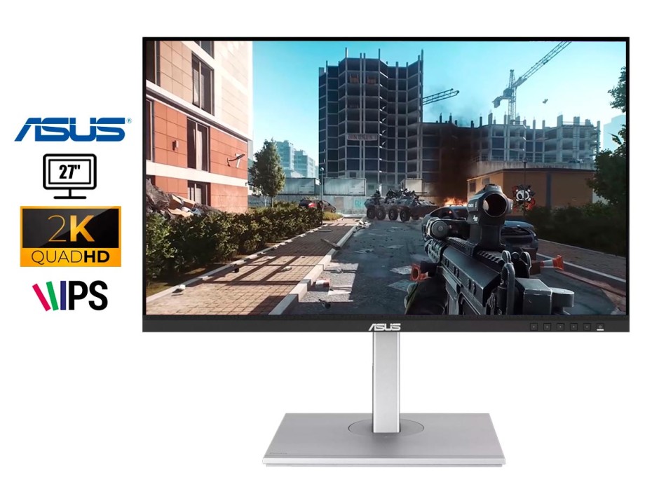 MONITOR ASUS 27 PULGADAS, PROART PA278CGV IPS, QUAD HD, 100% SRGB, 144HZ PUERTO DVI HDMI DISPLAYPORT USB (PA278CGV)
