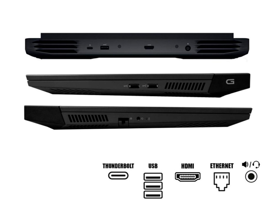 LAPTOP DELL G15 G5530 GAMING CORE I7-13650HX, 15.6" FHD, SSD 1TB, RAM 16GB, RTX 4060 8GB, 165HZ,  WIN11, BACKLIT , 13GEN. (DELL-GAM-I7-13650-1T)