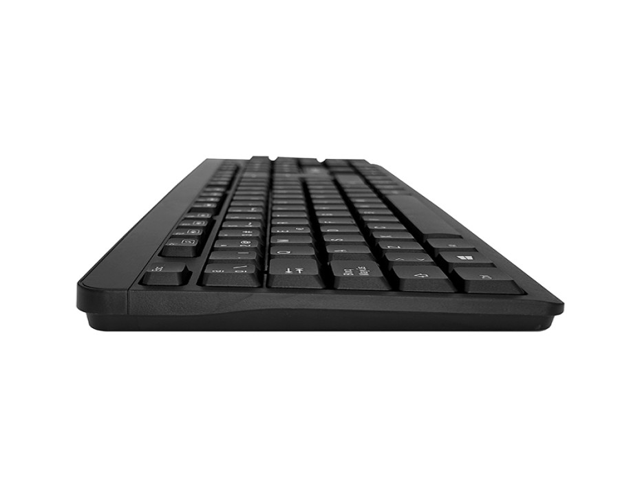 Combo Inalambrico 2 En Uno Teros Inalambrico 4061n (te-4061n) Teclado, Mouse, 1000 Dpi, Negro