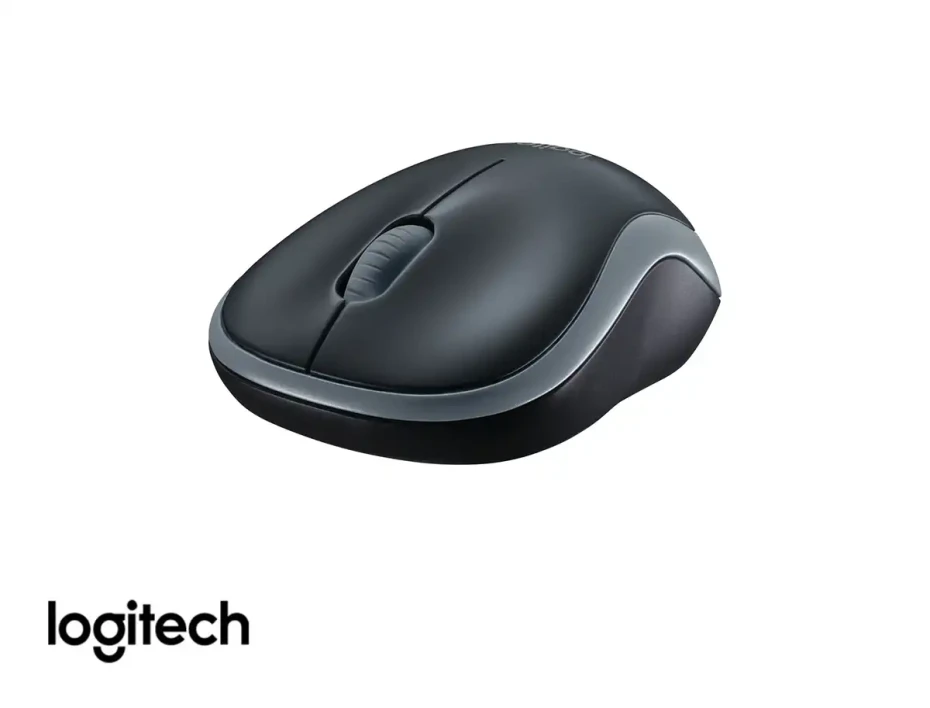 Mouse Inalambrico Logitech M185 (910-002225) Hasta 1000 Dpi, Receptor Usb, 3 Botones, Negro