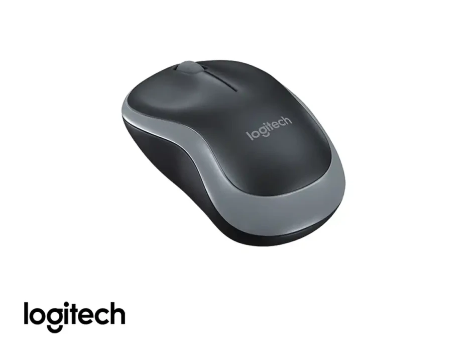 Mouse Inalambrico Logitech M185 (910-002225) Hasta 1000 Dpi, Receptor Usb, 3 Botones, Negro