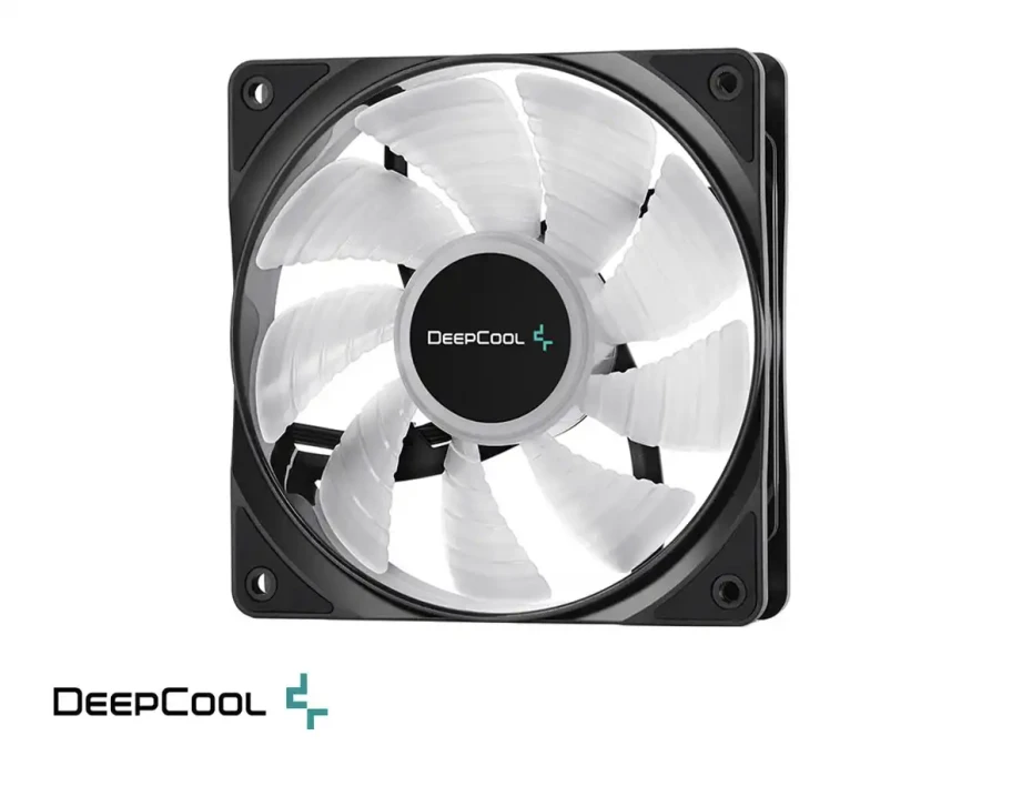 Cooler Para Case Deepcool Rf120 (dp-frgb-rf120-3c) Pack 3 En 1, 120mm, Led Rgb