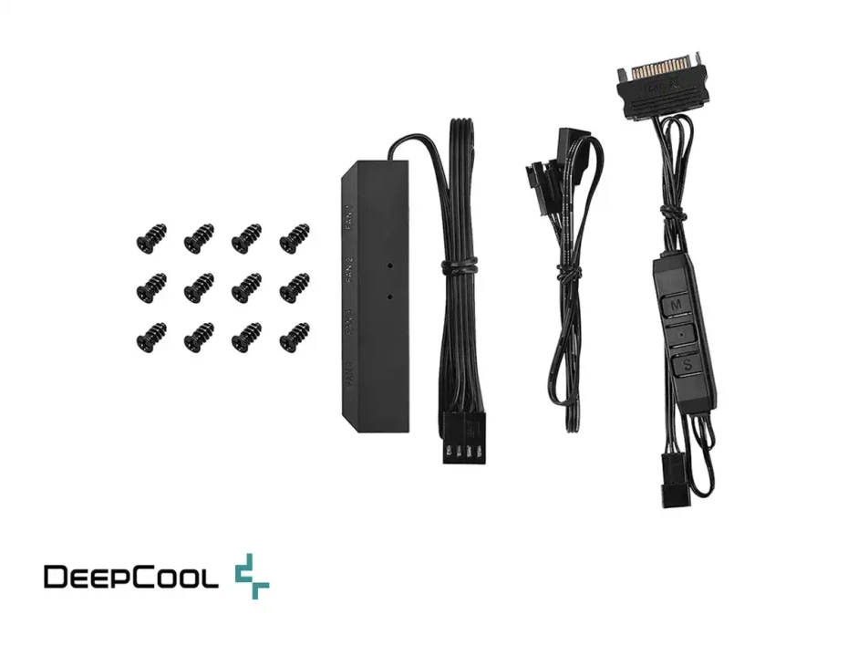 Cooler Para Case Deepcool Rf120 (dp-frgb-rf120-3c) Pack 3 En 1, 120mm, Led Rgb