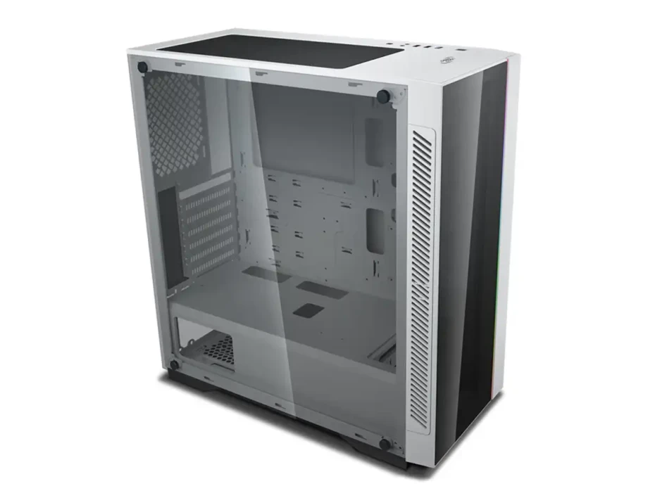 Case Deepcool Matrexx 55 V3 Wh 3f S/fuente (dp-atx-matrexx55v3-ar-wh-3f) Paneles De Vidrio, 3 Ventiladores, Led Argb, Blanco