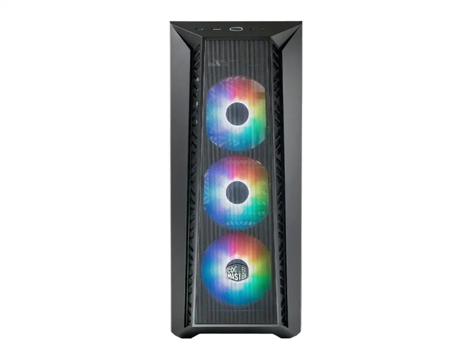Case Cooler Master Masterbox 520 Mesh S/fuente (mb520-kgnn-s00) 3 Ventiladores, Led Argb, Negro