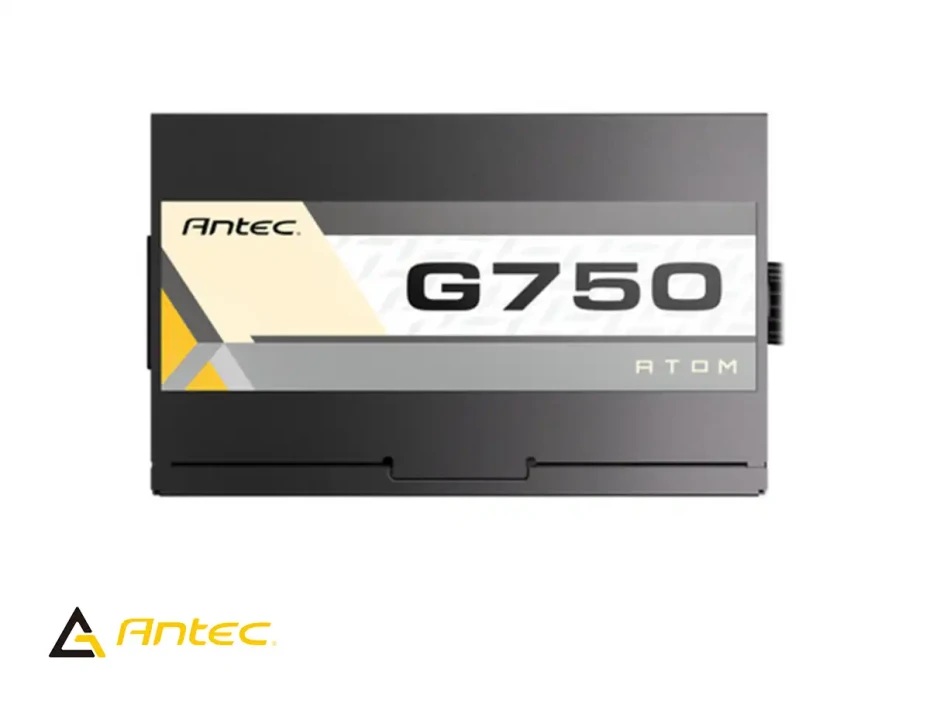 Fuente De Poder Antec 750w Atom G750 (0-761345-20035-6) Atx, 80 Plus Gold, Semi Modular Negro