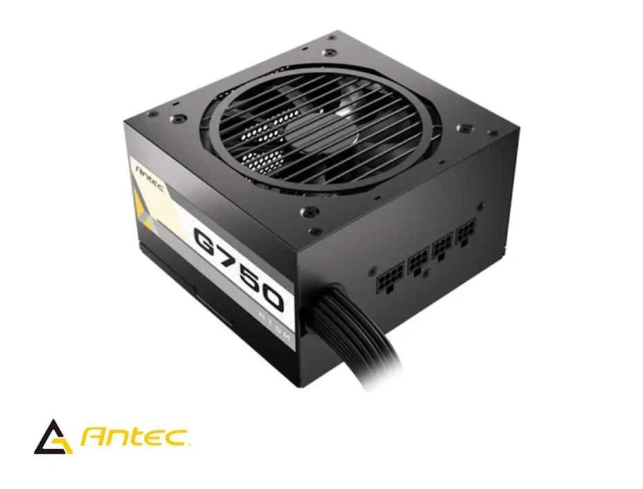 Fuente De Poder Antec 750w Atom G750 (0-761345-20035-6) Atx, 80 Plus Gold, Semi Modular Negro