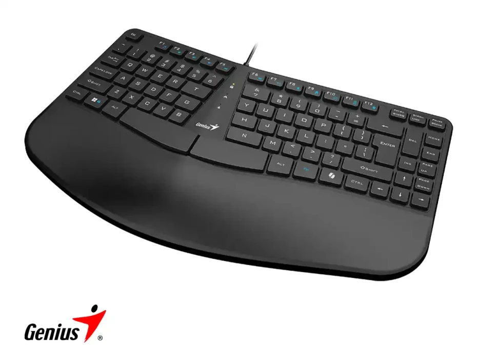 Teclado Genius - Ergo Kb-700, Con DiseÑo Ergonomico, Conexion Usb (31310053401)