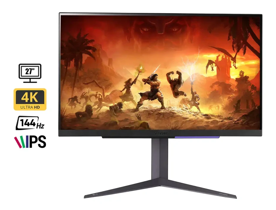 Monitor Lg 27 Pulgadas 27gr93u-b (27gr93u-b) Gaming Frecuencia 144hz, 1ms, G-sync, 4k, 1 Hdmi, 1 Displayport, Hdr10