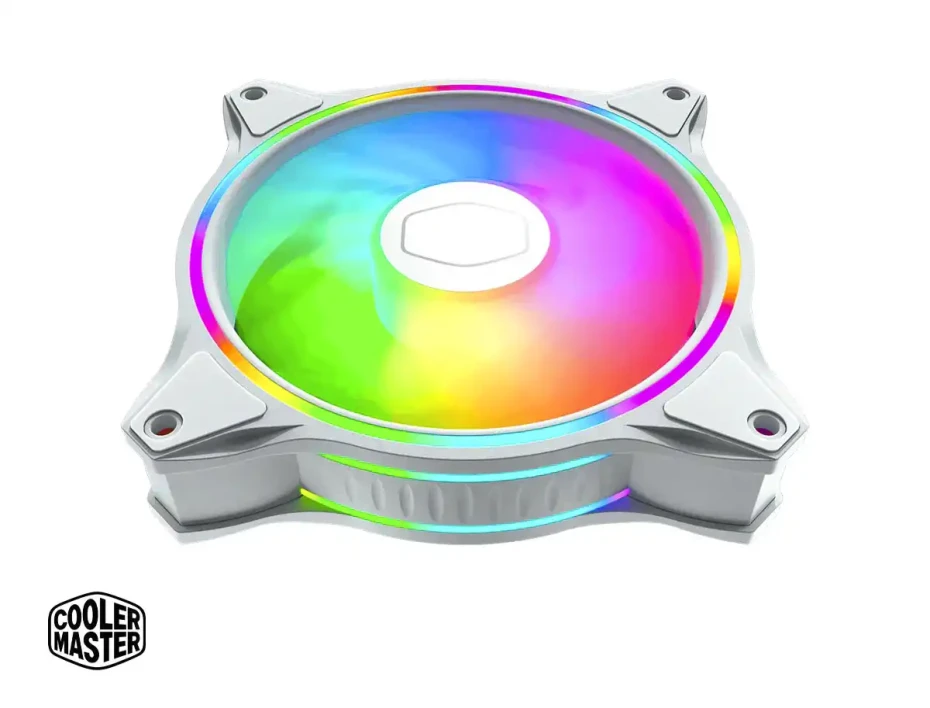 Cooler Para Case Cooler Master Masterfan Mf120 Halo (mfl-b2dw-18npa-r1) 120mm, Led Argb, Blanco
