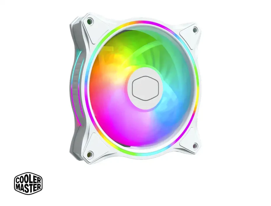 Cooler Para Case Cooler Master Masterfan Mf120 Halo (mfl-b2dw-18npa-r1) 120mm, Led Argb, Blanco