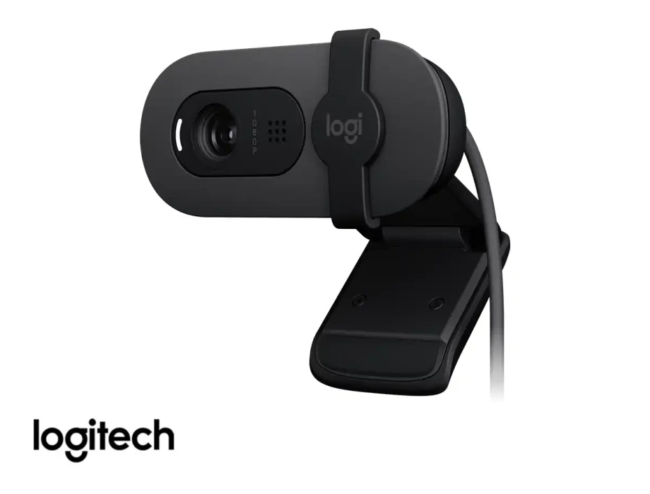 Camara Web Logitech Brio 100 (960-001586) Fhd 1920 X 1080, MicrÓfono Incorporado, Grafito