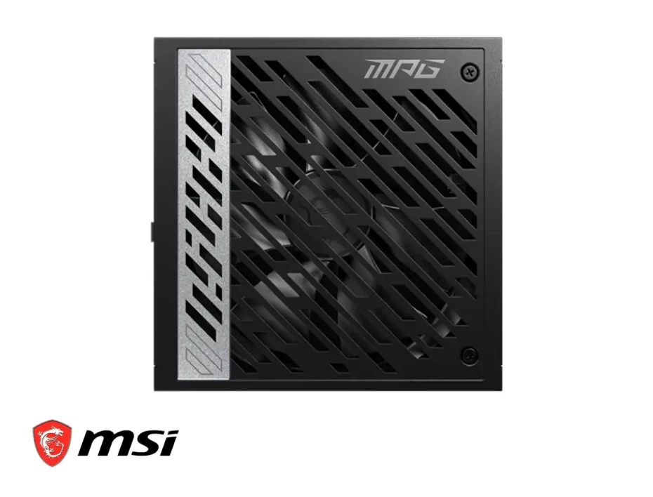 Fuente De Poder Msi 1000w Mpg A1000g (mpg A1000g Pcie5) Atx, 80 Plus Gold, Modular, Negro, Pcie 5
