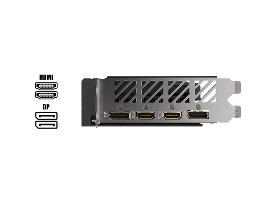 Tarjeta De Video Gigabyte Rtx 4060 8gb, Windforce 8gb Gddr6 (gv-n4060wf2-8gd G1) Geforce Nvidia 128 Bits, 2 Ventiladores