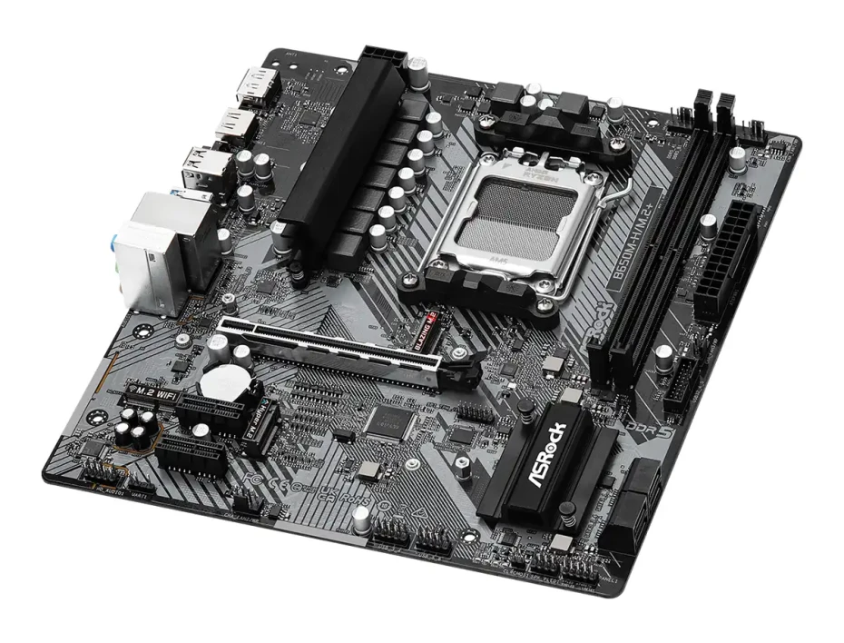 Placa Madre Asrock B650m-h/m.2+ (90-mxb650m-h/m.2+) Socket Am5, Ram Ddr5 Buss 6400oc Mt/s