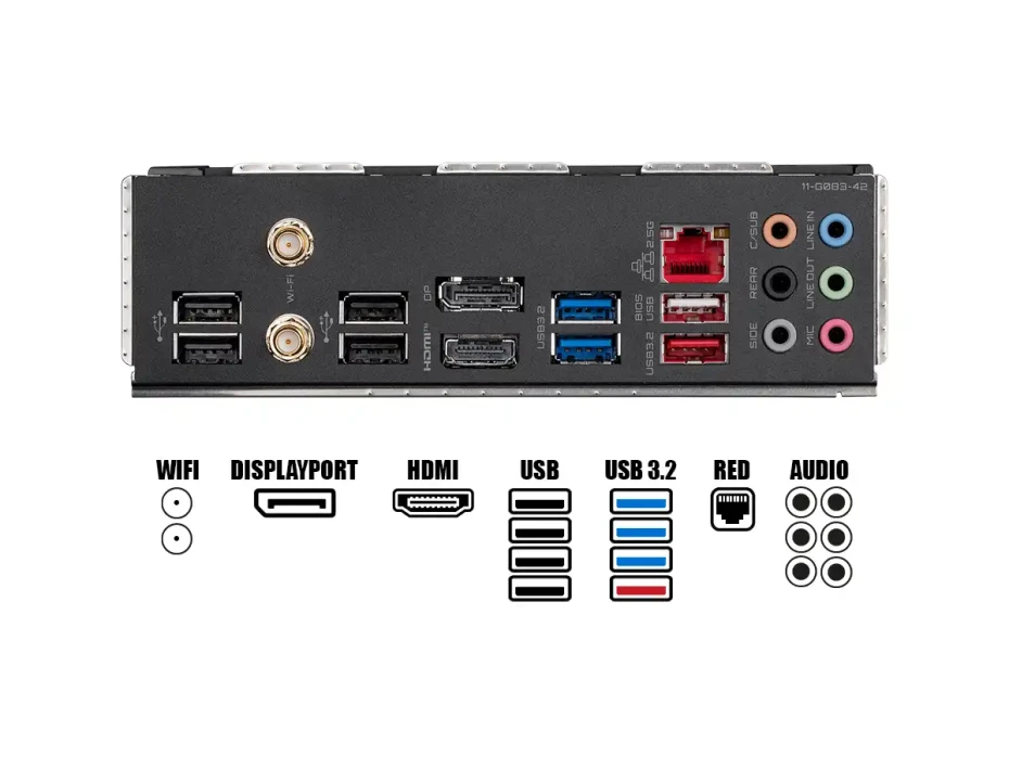 Placa Madre Gigabyte Z790 S Wifi Ddr4 (z790-s-wifi-ddr4) Socket Lga 1700, Ram Ddr4 Buss 5333oc Mts, Wifi