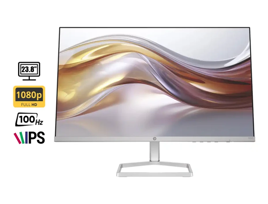 Monitor Hp 23.8 Pulgadas 65p58aa (94c17aa) Frecuencia 100hz, 5ms, Fhd, 1 Hdmi, 1 Vga