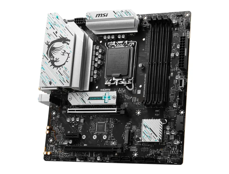 Placa Madre Msi B760m Gaming Plus Wifi (911b760m-gaming-plus-wifi ) Socket Lga 1700, Memoria Ddr5 Buss 6800oc Mhz, 14va, 13va, 12va Gen