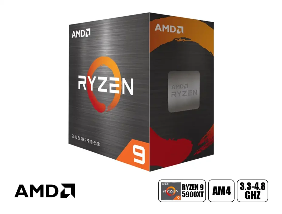 Procesador Amd Ryzen 9 5900xt 3.3ghz  (100 -1000001581wof) Am4, S/cooler