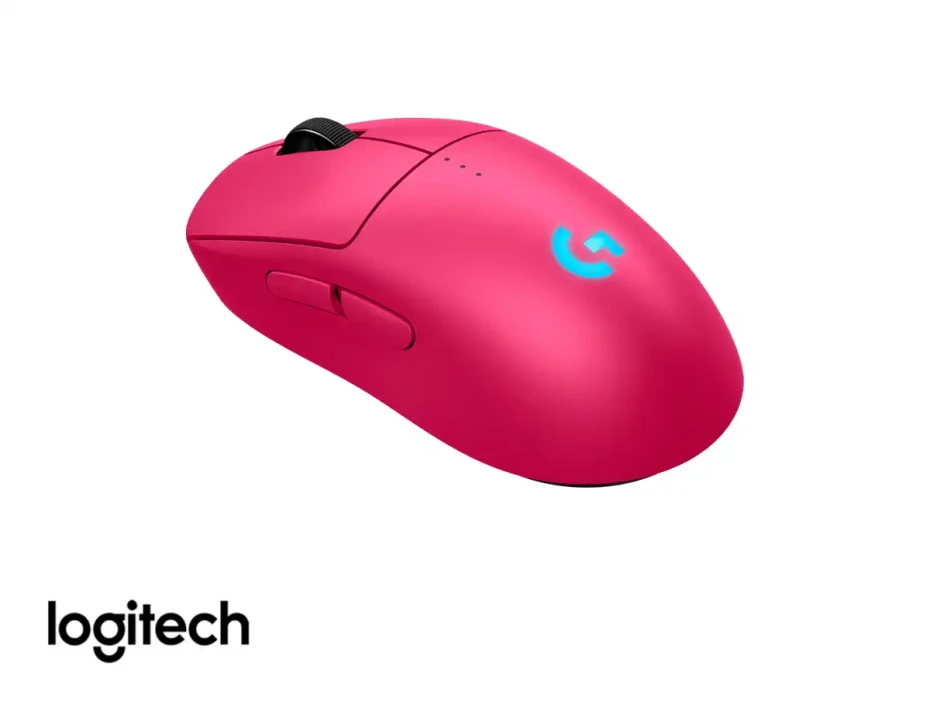 Mouse Inalambrico Logitech G Pro 2 Lightspeed Gaming (910-007291) Hasta 44 000 Dpi, 7 Botones Programables, Receptor Usb, Rosa